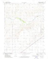 Goodwell NE Oklahoma Historical topographic map, 1:24000 scale, 7.5 X 7.5 Minute, Year 1973