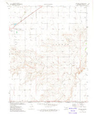 Goodwell SE Oklahoma Historical topographic map, 1:24000 scale, 7.5 X 7.5 Minute, Year 1973