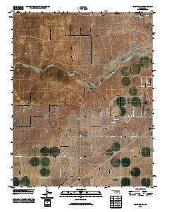 Goodwell NE Oklahoma Historical topographic map, 1:24000 scale, 7.5 X 7.5 Minute, Year 2010