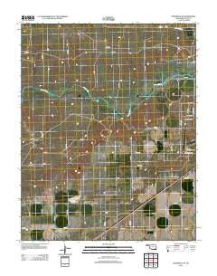 Goodwell NE Oklahoma Historical topographic map, 1:24000 scale, 7.5 X 7.5 Minute, Year 2012