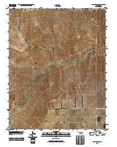 Goodwell NW Oklahoma Historical topographic map, 1:24000 scale, 7.5 X 7.5 Minute, Year 2010