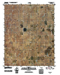 Goodwin Oklahoma Historical topographic map, 1:24000 scale, 7.5 X 7.5 Minute, Year 2010