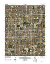 Goodwin Oklahoma Historical topographic map, 1:24000 scale, 7.5 X 7.5 Minute, Year 2012