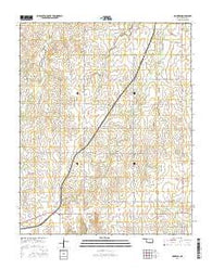 Goodwin Oklahoma Current topographic map, 1:24000 scale, 7.5 X 7.5 Minute, Year 2016