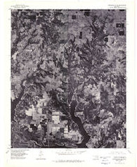 Gordonville NE Oklahoma Historical topographic map, 1:24000 scale, 7.5 X 7.5 Minute, Year 1976