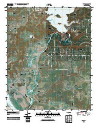 Gore Oklahoma Historical topographic map, 1:24000 scale, 7.5 X 7.5 Minute, Year 2010