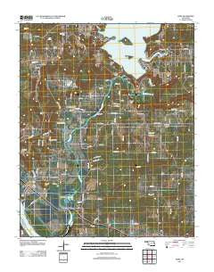 Gore Oklahoma Historical topographic map, 1:24000 scale, 7.5 X 7.5 Minute, Year 2012