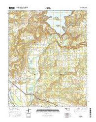 Gore Oklahoma Current topographic map, 1:24000 scale, 7.5 X 7.5 Minute, Year 2016