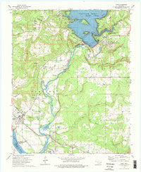 Gore Oklahoma Historical topographic map, 1:24000 scale, 7.5 X 7.5 Minute, Year 1974
