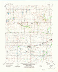 Gotebo Oklahoma Historical topographic map, 1:62500 scale, 15 X 15 Minute, Year 1961