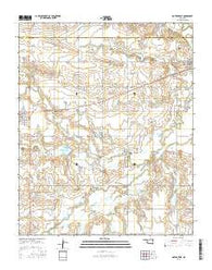 Gotebo East Oklahoma Current topographic map, 1:24000 scale, 7.5 X 7.5 Minute, Year 2016