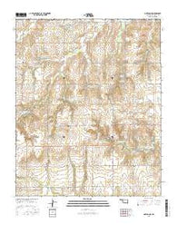 Gotebo NW Oklahoma Current topographic map, 1:24000 scale, 7.5 X 7.5 Minute, Year 2016