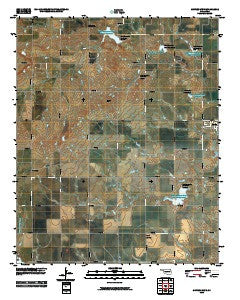 Gotebo West Oklahoma Historical topographic map, 1:24000 scale, 7.5 X 7.5 Minute, Year 2010
