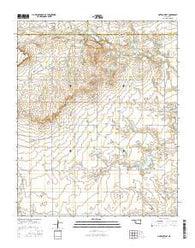 Gotebo West Oklahoma Current topographic map, 1:24000 scale, 7.5 X 7.5 Minute, Year 2016