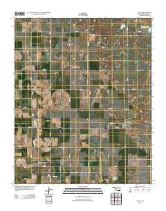 Gould Oklahoma Historical topographic map, 1:24000 scale, 7.5 X 7.5 Minute, Year 2012