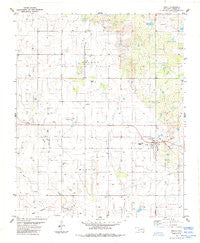 Gould Oklahoma Historical topographic map, 1:24000 scale, 7.5 X 7.5 Minute, Year 1985