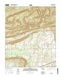 Gowen Oklahoma Current topographic map, 1:24000 scale, 7.5 X 7.5 Minute, Year 2016