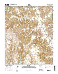 Gracemont Oklahoma Current topographic map, 1:24000 scale, 7.5 X 7.5 Minute, Year 2016