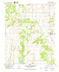 Gracemont Oklahoma Historical topographic map, 1:24000 scale, 7.5 X 7.5 Minute, Year 1979