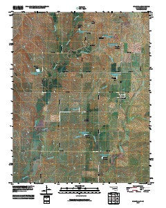 Grainola Oklahoma Historical topographic map, 1:24000 scale, 7.5 X 7.5 Minute, Year 2010