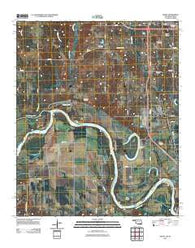 Grant Oklahoma Historical topographic map, 1:24000 scale, 7.5 X 7.5 Minute, Year 2012