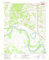 Grant Oklahoma Historical topographic map, 1:24000 scale, 7.5 X 7.5 Minute, Year 1980