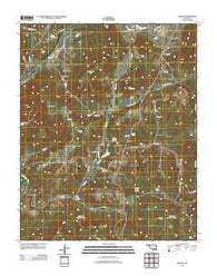 Greasy Oklahoma Historical topographic map, 1:24000 scale, 7.5 X 7.5 Minute, Year 2012