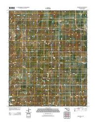Greenfield Oklahoma Historical topographic map, 1:24000 scale, 7.5 X 7.5 Minute, Year 2013