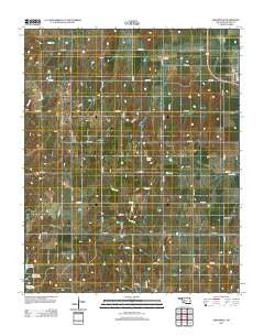 Greenfield Oklahoma Historical topographic map, 1:24000 scale, 7.5 X 7.5 Minute, Year 2013