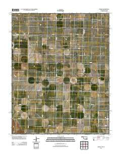 Griggs Oklahoma Historical topographic map, 1:24000 scale, 7.5 X 7.5 Minute, Year 2012