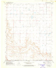Griggs SW Oklahoma Historical topographic map, 1:24000 scale, 7.5 X 7.5 Minute, Year 1971