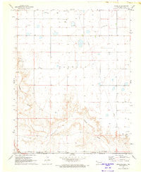 Griggs SW Oklahoma Historical topographic map, 1:24000 scale, 7.5 X 7.5 Minute, Year 1971