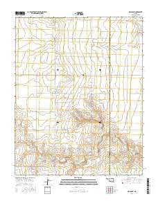 Griggs NE Oklahoma Current topographic map, 1:24000 scale, 7.5 X 7.5 Minute, Year 2016