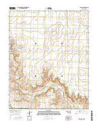 Griggs SW Oklahoma Current topographic map, 1:24000 scale, 7.5 X 7.5 Minute, Year 2016
