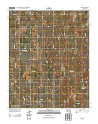 Grimes Oklahoma Historical topographic map, 1:24000 scale, 7.5 X 7.5 Minute, Year 2012
