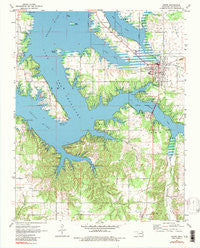 Grove Oklahoma Historical topographic map, 1:24000 scale, 7.5 X 7.5 Minute, Year 1971