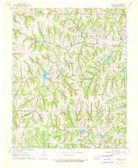 Guthrie SE Oklahoma Historical topographic map, 1:24000 scale, 7.5 X 7.5 Minute, Year 1970