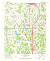 Guthrie South Oklahoma Historical topographic map, 1:24000 scale, 7.5 X 7.5 Minute, Year 1970