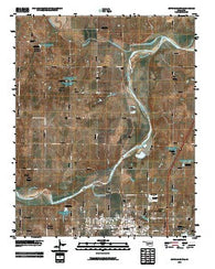 Guthrie North Oklahoma Historical topographic map, 1:24000 scale, 7.5 X 7.5 Minute, Year 2009