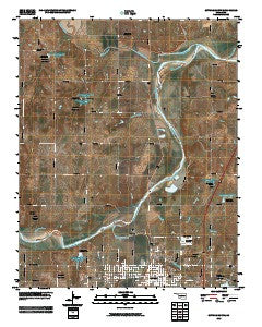 Guthrie North Oklahoma Historical topographic map, 1:24000 scale, 7.5 X 7.5 Minute, Year 2009