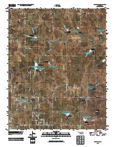 Guthrie SE Oklahoma Historical topographic map, 1:24000 scale, 7.5 X 7.5 Minute, Year 2009
