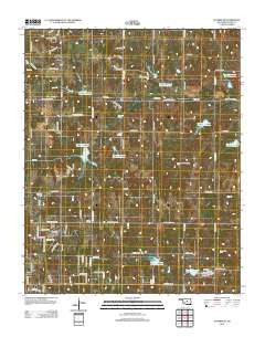 Guthrie SE Oklahoma Historical topographic map, 1:24000 scale, 7.5 X 7.5 Minute, Year 2012