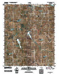 Guthrie South Oklahoma Historical topographic map, 1:24000 scale, 7.5 X 7.5 Minute, Year 2010