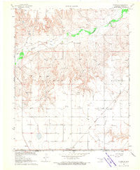 Guymon SE Oklahoma Historical topographic map, 1:24000 scale, 7.5 X 7.5 Minute, Year 1968