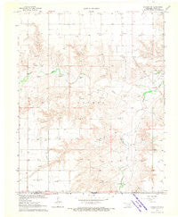 Guymon SW Oklahoma Historical topographic map, 1:24000 scale, 7.5 X 7.5 Minute, Year 1968