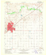 Guymon Oklahoma Historical topographic map, 1:24000 scale, 7.5 X 7.5 Minute, Year 1968