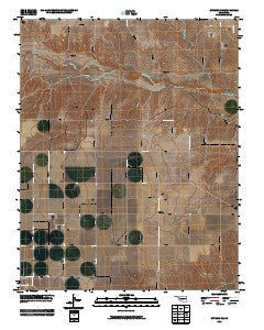 Guymon NE Oklahoma Historical topographic map, 1:24000 scale, 7.5 X 7.5 Minute, Year 2010