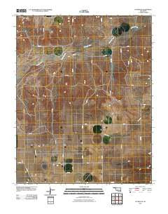 Guymon SE Oklahoma Historical topographic map, 1:24000 scale, 7.5 X 7.5 Minute, Year 2010