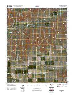 Guymon SE Oklahoma Historical topographic map, 1:24000 scale, 7.5 X 7.5 Minute, Year 2012