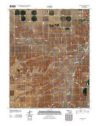 Guymon SW Oklahoma Historical topographic map, 1:24000 scale, 7.5 X 7.5 Minute, Year 2010